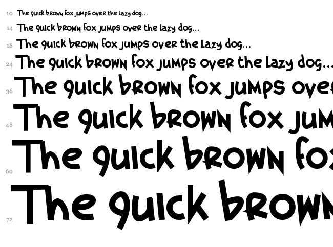 German Beauty font waterfall